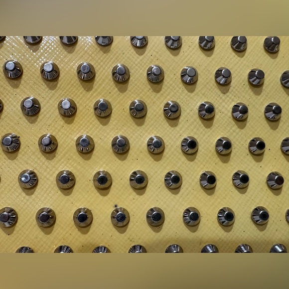 Prada Studded Yellow Saffiano Long Zippy Wallet - Picture 2 of 16